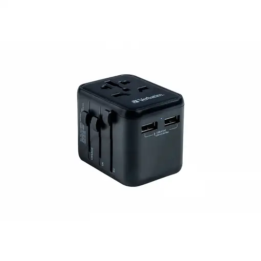 Verbatim 49543 adaptador de enchufe eléctrico Universal Negro