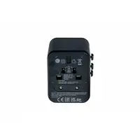 Verbatim 49544 adaptador de enchufe eléctrico Universal Negro