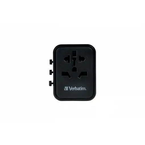 Verbatim 49544 adaptador de enchufe eléctrico Universal Negro