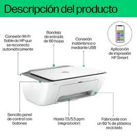 HP DeskJet 2820e Inalámbrico All-in-One Color Impresora, Fotocopiadora, escáner
