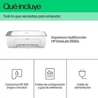 HP DeskJet 2820e Inalámbrico All-in-One Color Impresora, Fotocopiadora, escáner