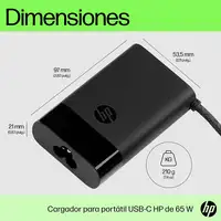 HP Cargador para portátil USB-C de 65 W