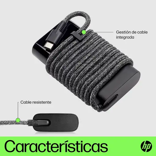 HP Cargador para portátil USB-C de 65 W