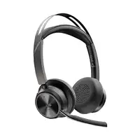 POLY Auriculares Voyager Focus 2 USB-C-C con certificación Microsoft Teams + adapt