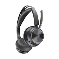 POLY Auriculares Voyager Focus 2 USB-C-C con certificación Microsoft Teams + adapt