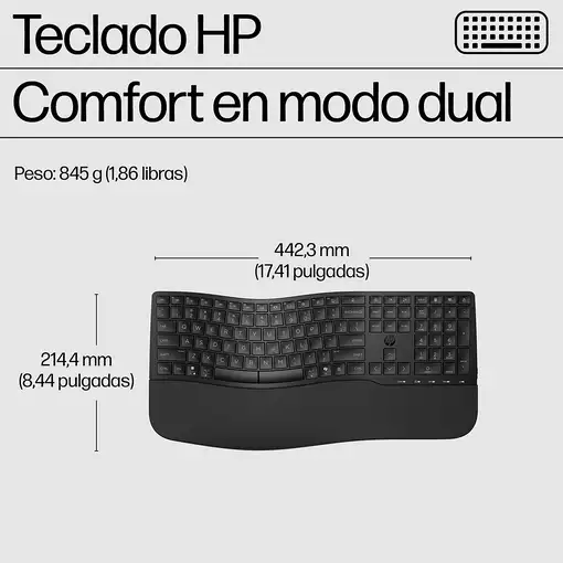 HP Combo de teclado y ratón de modo dual 685 Comfort