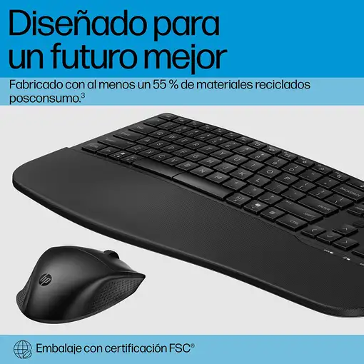 HP Combo de teclado y ratón de modo dual 685 Comfort
