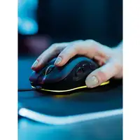 SureFire Silent Flight RGB-320 Alfombrilla de ratón para juegos Negro