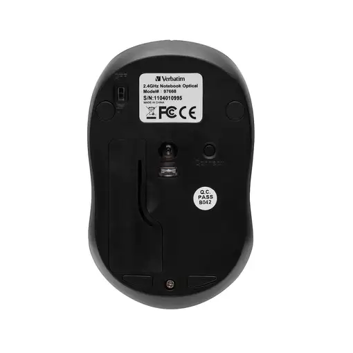 Verbatim Go Nano ratón Ambidextro RF inalámbrico 1600 DPI