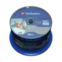Verbatim 43812 disco blu-ray lectura/escritura (BD) BD-R 25 GB 50 pieza(s)