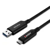 Lindy 43395 cable USB USB 3.2 Gen 1 (3.1 Gen 1) 10 m USB A USB C Negro