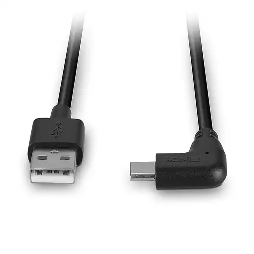 Lindy 32000 cable USB USB 2.0 0,5 m USB A USB C Negro