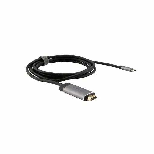 Verbatim 49144 adaptador de cable de vídeo 1,5 m USB Tipo C HDMI Negro, Plata
