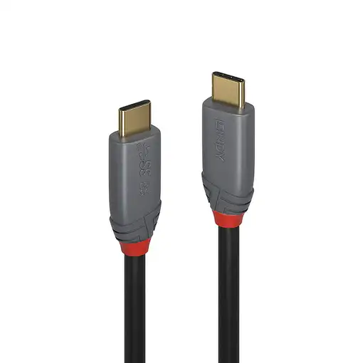 Lindy 36902 cable USB 1,5 m USB C Negro, Gris