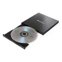 Verbatim External Slimline unidad de disco óptico Blu-Ray RW Negro