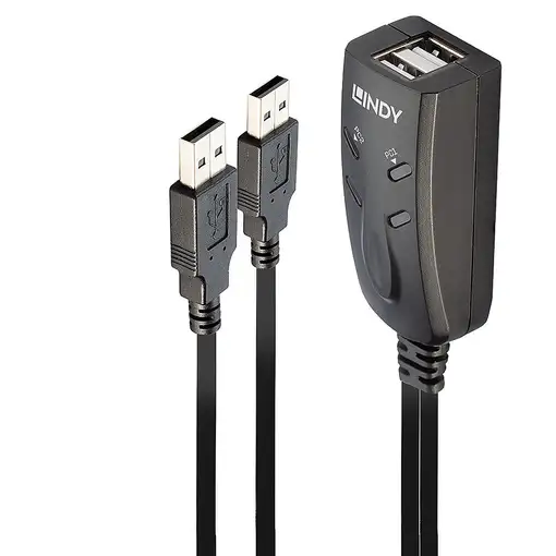 Lindy 32165 interruptor KVM Negro