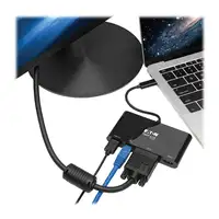 Tripp Lite U444-06N-HV4GUB Adaptador USB 3.1 Gen 1 USB-C, 4K @30Hz - HDMI, VGA, Pu