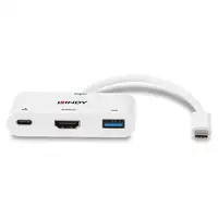 Lindy 43340 Adaptador gráfico USB 3840 x 2160 Pixeles Blanco
