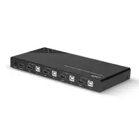 Lindy 32810 interruptor KVM Negro