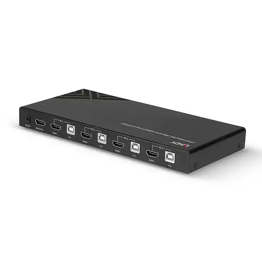 Lindy 32810 interruptor KVM Negro