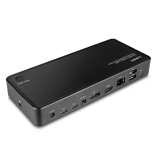 Lindy 43202 interruptor KVM Negro