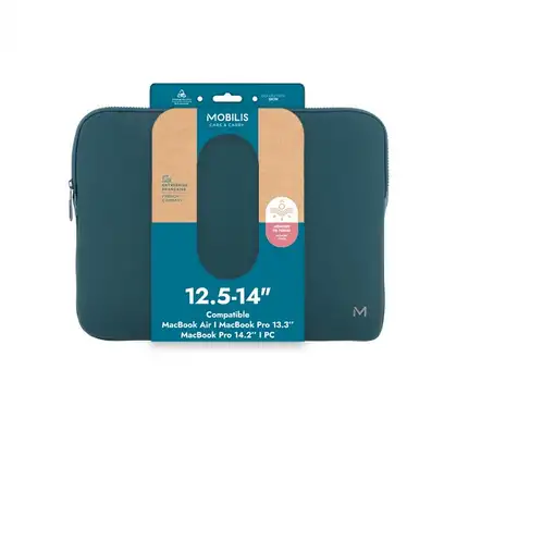 Mobilis 49017 maletines para portátil 35,6 cm (14") Funda de protección Azul