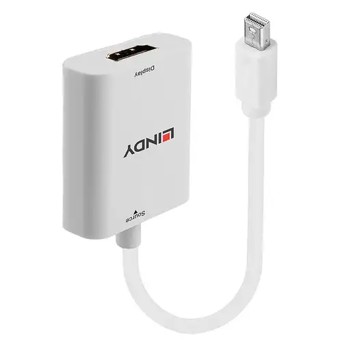 Lindy 41069 adaptador de cable de vídeo Mini DisplayPort HDMI tipo A (Estándar) Bl