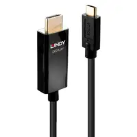 Lindy 43291 adaptador de cable de vídeo 1 m USB Tipo C HDMI tipo A (Estándar) Negr
