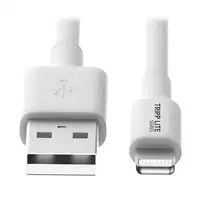 Tripp Lite M100-003-WH Cable de Sincronización y Carga USB-A a Lightning, Certific
