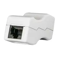 Lindy 34009 cambiador de género para cable RJ45 Gris