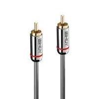 Lindy 35339 cable de audio 1 m RCA Antracita