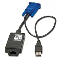 Lindy 39634 cable divisor y combinador Negro, Azul