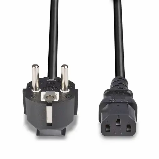 Lindy 30336 cable de transmisión Negro 3 m CEE7/7 C13 acoplador