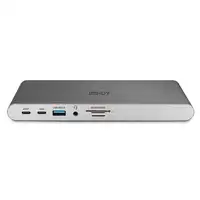 Lindy 43349 base para portátil y replicador de puertos Alámbrico USB 3.2 Gen 1 (3.