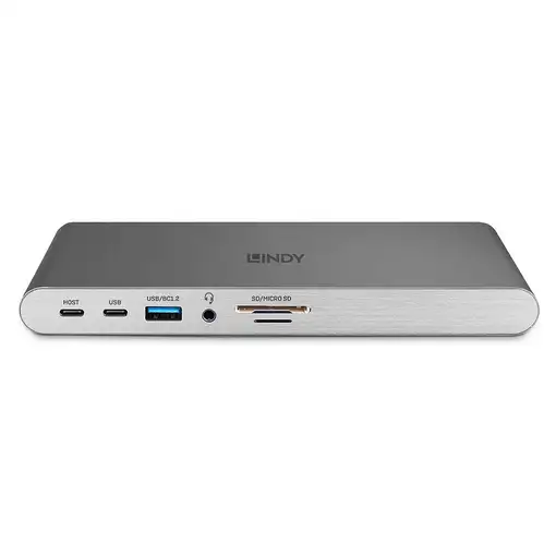 Lindy 43349 base para portátil y replicador de puertos Alámbrico USB 3.2 Gen 1 (3.