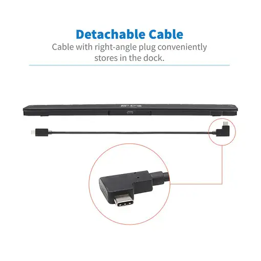 Tripp Lite U442-DOCK7D-B Estación de Conexión USB C, Pantalla Triple - 4K HDMI y D