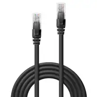Lindy 48077 cable de red Negro 1 m Cat6 U/UTP (UTP)