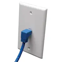 Tripp Lite N204-003-BL-DN Cable Ethernet (UTP) Patch Moldeado Cat6 Gigabit en Ángu