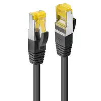 Lindy 47691 cable de red Negro 1 m Cat6a S/FTP (S-STP)