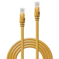 Lindy 48061 cable de red Amarillo 0,5 m Cat6 U/UTP (UTP)