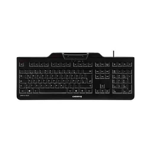 CHERRY KC 1000 SC teclado Oficina USB QWERTY Español Negro