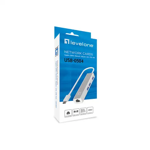LevelOne USB-0504 adaptador y tarjeta de red Ethernet 1000 Mbit/s