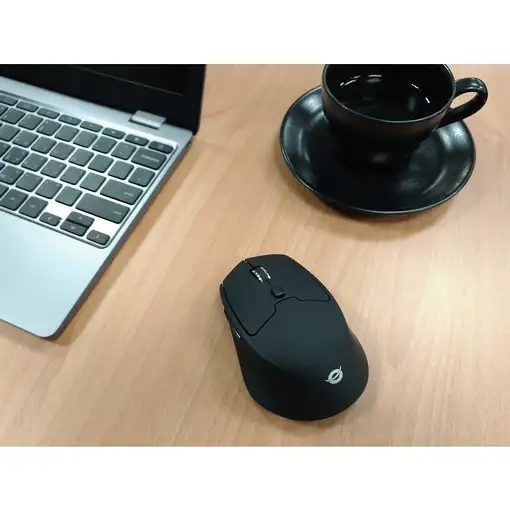 Conceptronic LORCAN02B Ergo ratón Oficina mano derecha Bluetooth Óptico 1600 DPI