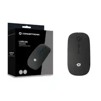 Conceptronic LORCAN01B ratón Oficina Ambidextro Bluetooth Óptico 1600 DPI