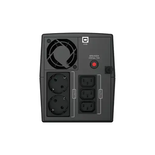 Conceptronic ZEUS04EM sistema de alimentación ininterrumpida (UPS) Línea interacti
