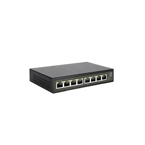 LevelOne GES-2108 switch Gestionado L2 Gigabit Ethernet (10/100/1000) Negro