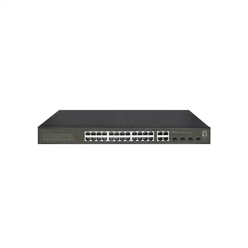 LevelOne GES-2128 switch Gestionado L2 Gigabit Ethernet (10/100/1000) Negro