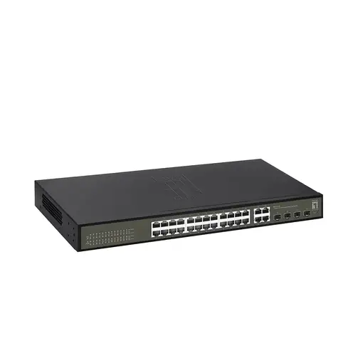 LevelOne GES-2128 switch Gestionado L2 Gigabit Ethernet (10/100/1000) Negro