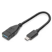 Digitus Cable adaptador USB Type-C, OTG, Type-C a A