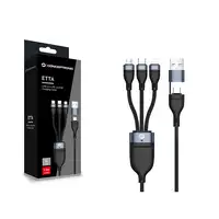 Conceptronic ETTA05B15 cable USB USB 2.0 1,5 m USB C USB C/Micro-USB B/Lightning N